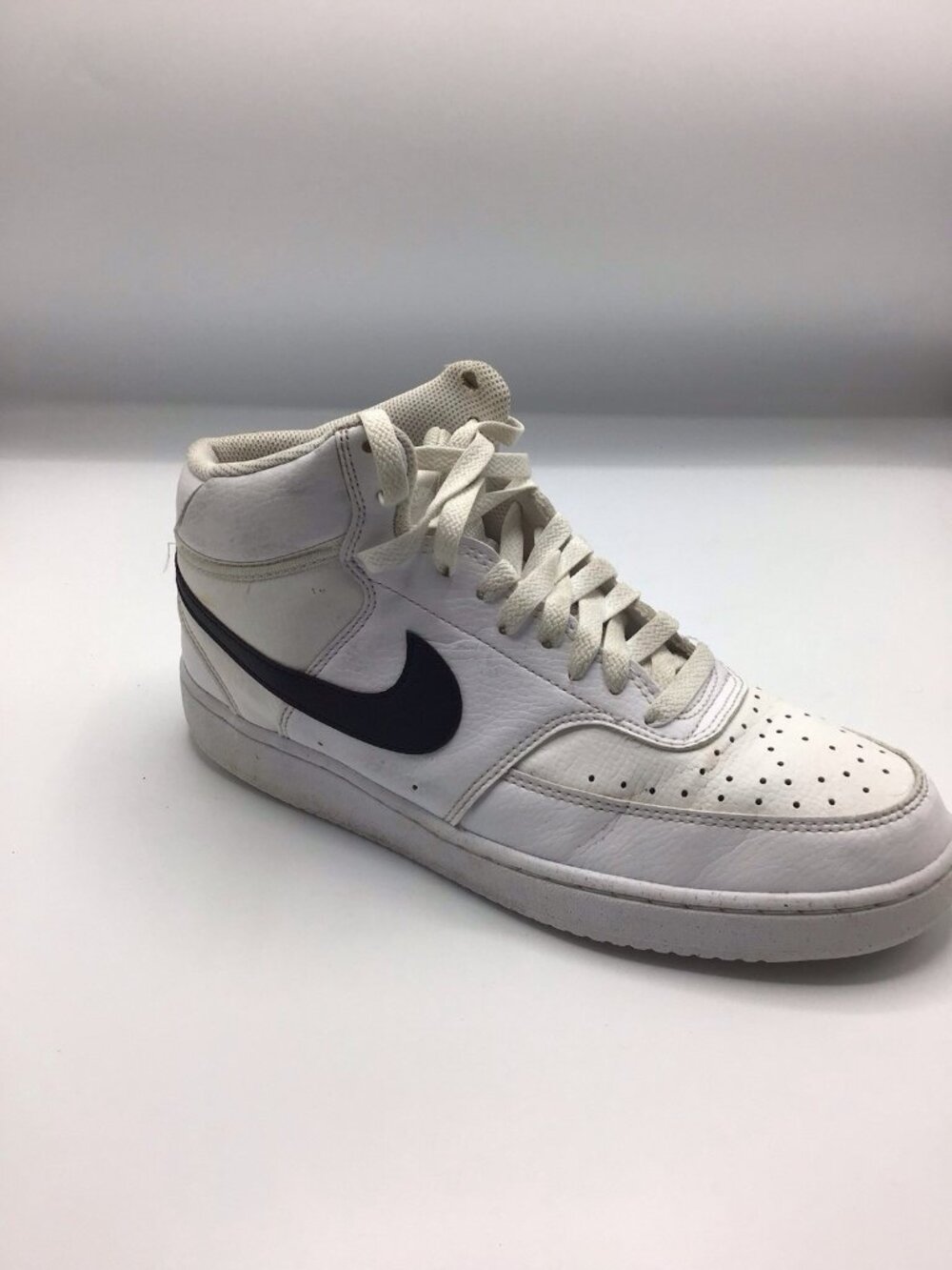 NIKE Court Vision Mid Next Nature White/Black Men's Size 7 5 DN3577-101